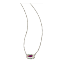 Load image into Gallery viewer, Kendra Scott Silver Grayson Necklace in Dichroic Glass
