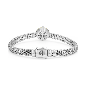 Lagos 18K and Sterling Silver Luna Lux Pearl & Diamond Bracelet