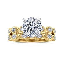 Load image into Gallery viewer, Gabriel &quot; Claudia&quot; 14K White-Yellow Gold Engagement Ring
