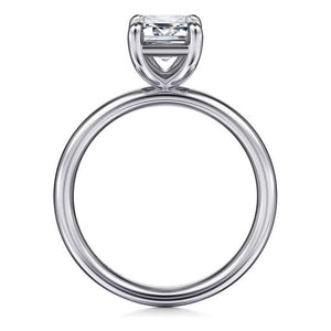 Gabriel "Unite" 14K White Gold Solitaire Engagement Ring