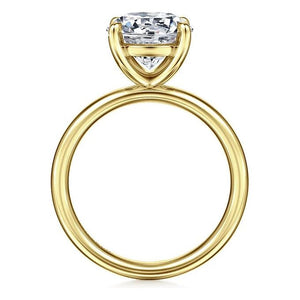 Gabriel "Unite" 14K Yellow Gold Solitaire Engagement Ring