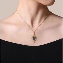 Load image into Gallery viewer, Gabriel 14K Yellow Gold Bujukan Black Onyx Necklace
