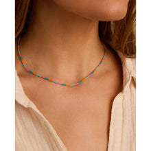 Load image into Gallery viewer, Gorjana Gold Gigi Stripe Miami Necklace
