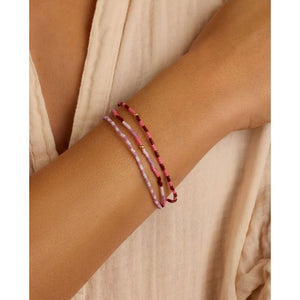 Gorjana Gigi Stripe Malibu Bracelet Set