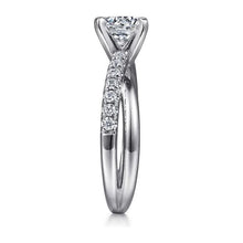 Load image into Gallery viewer, Gabriel &quot;Morgan&quot; 14K White Gold and Diamond Engagement Ring
