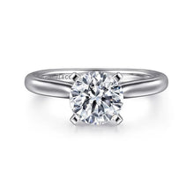 Load image into Gallery viewer, Gabriel &quot;Lauren&quot; 14K White Gold Solitaire Engagement Ring
