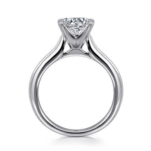 Load image into Gallery viewer, Gabriel &quot;Lauren&quot; 14K White Gold Solitaire Engagement Ring
