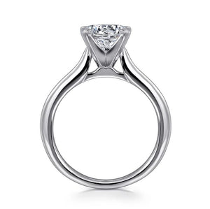 Gabriel "Lauren" 14K White Gold Solitaire Engagement Ring