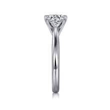 Load image into Gallery viewer, Gabriel &quot;Lauren&quot; 14K White Gold Solitaire Engagement Ring
