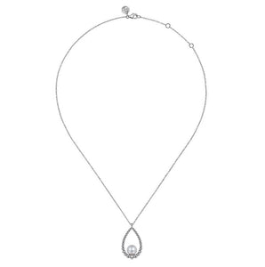 Gabriel Silver Bujukan Pearl Pendant Necklace