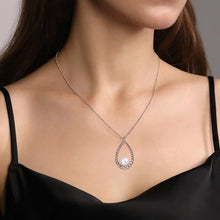 Load image into Gallery viewer, Gabriel Silver Bujukan Pearl Pendant Necklace
