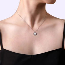 Load image into Gallery viewer, Gabriel Silver Bujukan Diamond Initial Necklace
