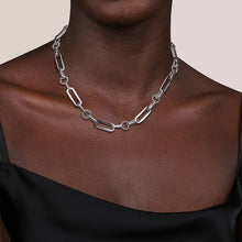 Load image into Gallery viewer, Gabriel Silver Paperclip Chain with Bujukan Connectors
