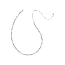 Load image into Gallery viewer, Kendra Scott Silver Nydia Adjustable Strand Necklace
