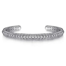 Load image into Gallery viewer, Gabriel Sterling Silver Bujukan Beaded Cuff Bracelet
