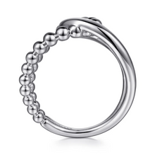 Load image into Gallery viewer, Gabriel Sterling Silver Bujukan Interlocking Wide Band Ring
