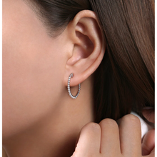 Load image into Gallery viewer, Gabriel Sterling Silver Bujukan 20mm Classic Hoop Earrings
