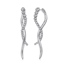 Load image into Gallery viewer, Gabriel Sterling Silver Bujukan Drop Earrings
