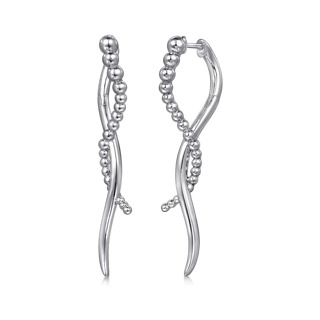 Gabriel Sterling Silver Bujukan Drop Earrings