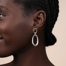 Load image into Gallery viewer, Gabriel Sterling Silver Bujukan Drop Stud Earrings
