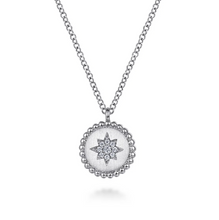 Load image into Gallery viewer, Gabriel Silver Bujukan Diamond Star Pendant Necklace
