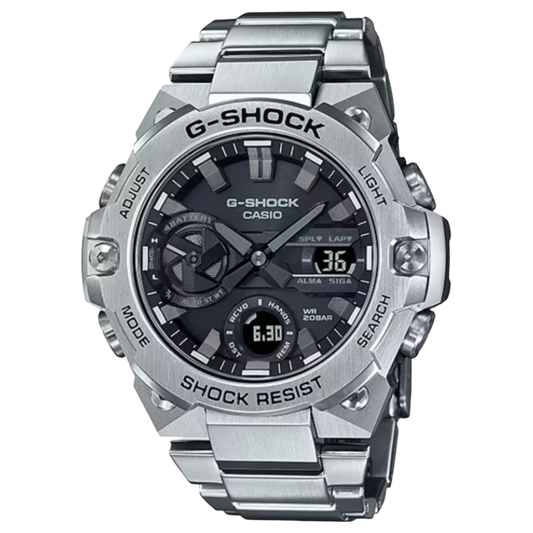 G-Shock G-Steel Silver & Black