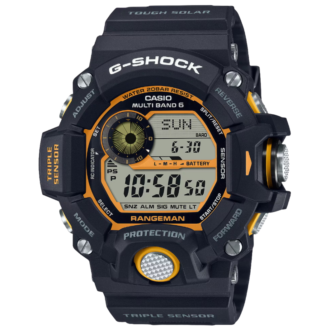 G-Shock Master of G-Land Black & Orange Rangeman