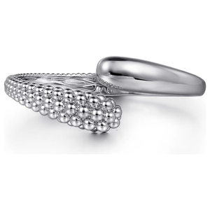 Gabriel Sterling Silver Pave Bujukan Bypass Bangle