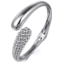 Load image into Gallery viewer, Gabriel Sterling Silver Pave Bujukan Bypass Bangle
