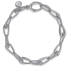 Load image into Gallery viewer, Gabriel Sterling Silver Bujukan Link Chain Bracelet
