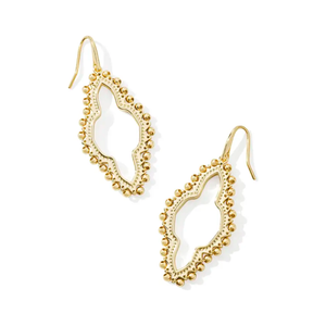 Kendra Scott Gold Abbie Open Beaded Drop Earrings