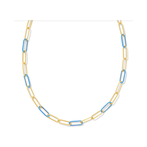 Kendra Scott Ainsley Convertible Chain Enamel Necklace