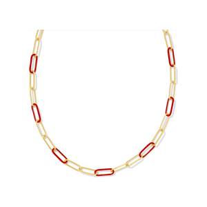 Kendra Scott Ainsley Convertible Chain Enamel Necklace