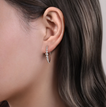 Load image into Gallery viewer, Gabriel Sterling Silver Bujukan 25mm Classic Hoop Earrings
