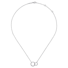 Load image into Gallery viewer, Gabriel Sterling Silver Bujukan Double Circle Necklace
