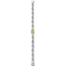 Load image into Gallery viewer, Lagos 18k Gold &amp; Sterling Silver Interlocking Tennis Bracelet
