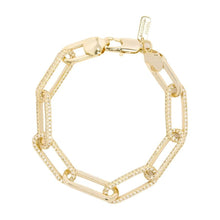 Load image into Gallery viewer, Carrie Pavé Chain Bracelet
