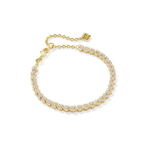 Kendra Scott Emery Tennis Bracelet in White Crystal