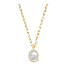 Load image into Gallery viewer, Kendra Scott Gold Daphne Pave Frame Necklace
