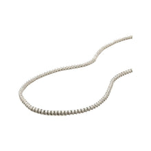 Load image into Gallery viewer, Not Your Basic Tennis Necklace in White Diamondettes
