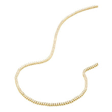 Load image into Gallery viewer, Baby Not Your Basic Tennis Necklace in White Diamondettes
