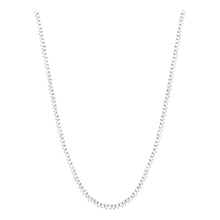 Load image into Gallery viewer, Baby Not Your Basic Tennis Necklace in White Diamondettes
