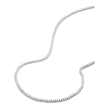 Load image into Gallery viewer, Baby Not Your Basic Tennis Necklace in White Diamondettes
