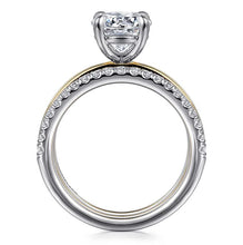 Load image into Gallery viewer, Gabriel &quot;Reba&quot; 14K Two-Tone Polished &amp; Diamond Engagement Ring
