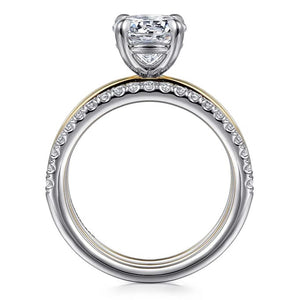 Gabriel "Reba" 14K Two-Tone Polished & Diamond Engagement Ring