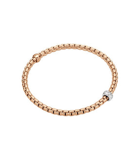 FOPE 18K Gold Eka Diamond Rhombus Flex-It Bracelet