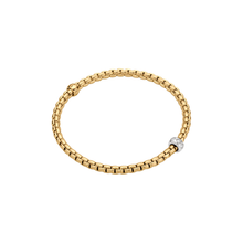 Load image into Gallery viewer, FOPE 18K Gold Eka Diamond Rhombus Flex-It Bracelet
