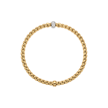 Load image into Gallery viewer, FOPE 18K Gold Eka Diamond Rhombus Flex-It Bracelet
