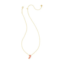 Load image into Gallery viewer, Kendra Scott Gold Candy Cane Necklace in Ivory Mother of Pearl
