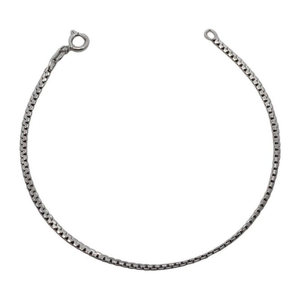 Estate 14K White Gold Box Chain Bracelet